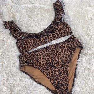 Cabana Del Sol Cheetah Bikini Set
